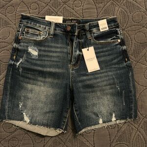 Judy blue high waisted jean shorts size small